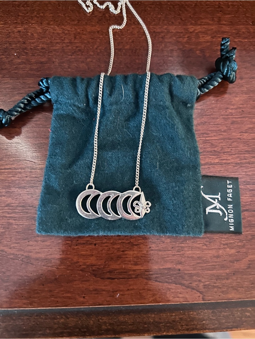 Mignon Faget Limited Edition LA Tricentennial Crescent Necklace